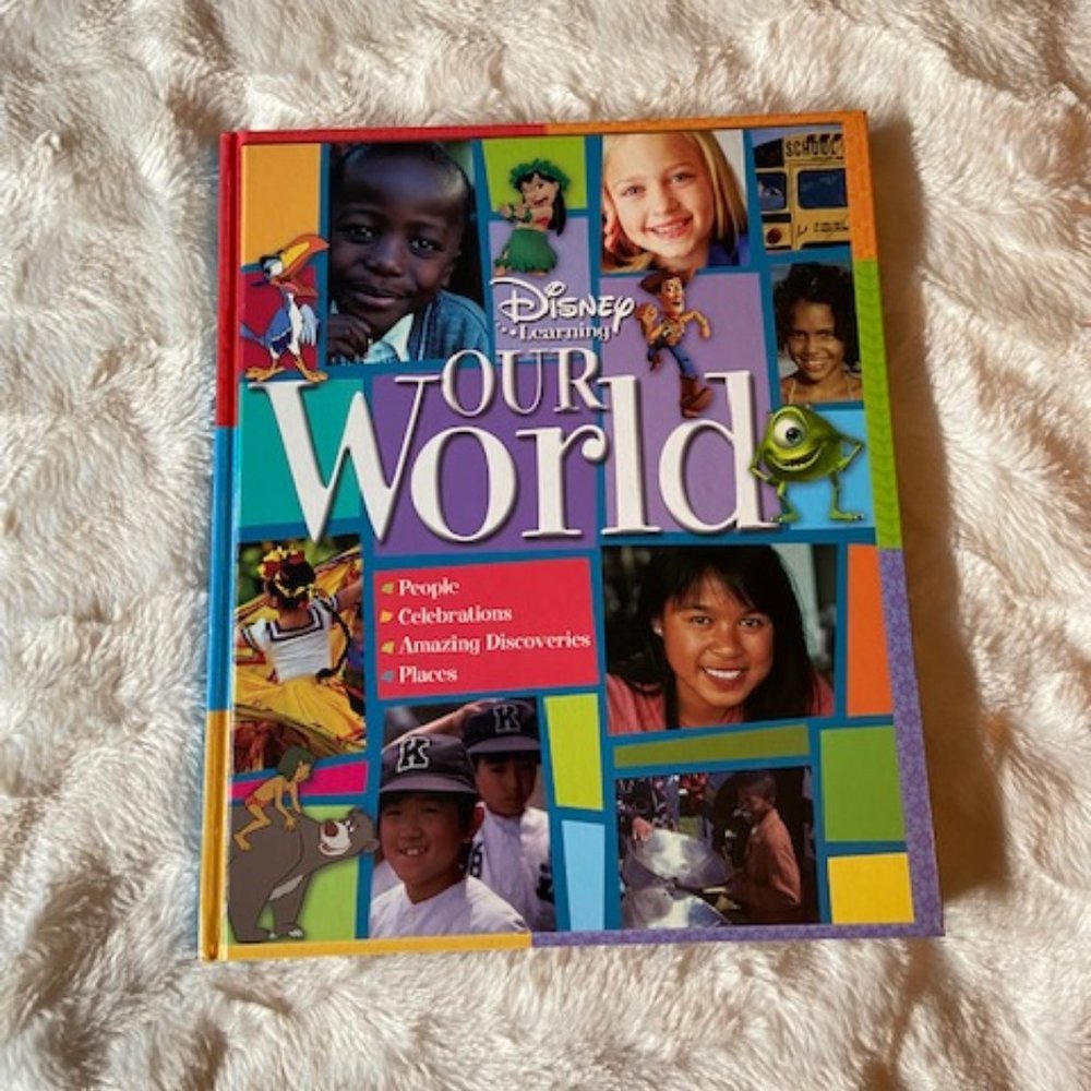 Disney Learning Our World Hardcover Book 193 Pages Kids Educational Geography